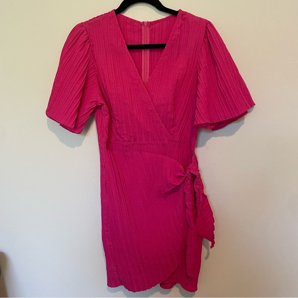Faux Wrap Dress